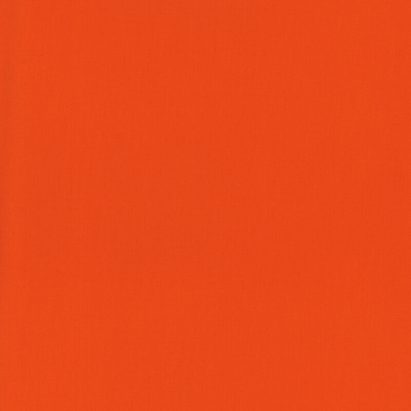 Solid bright red orange fabric