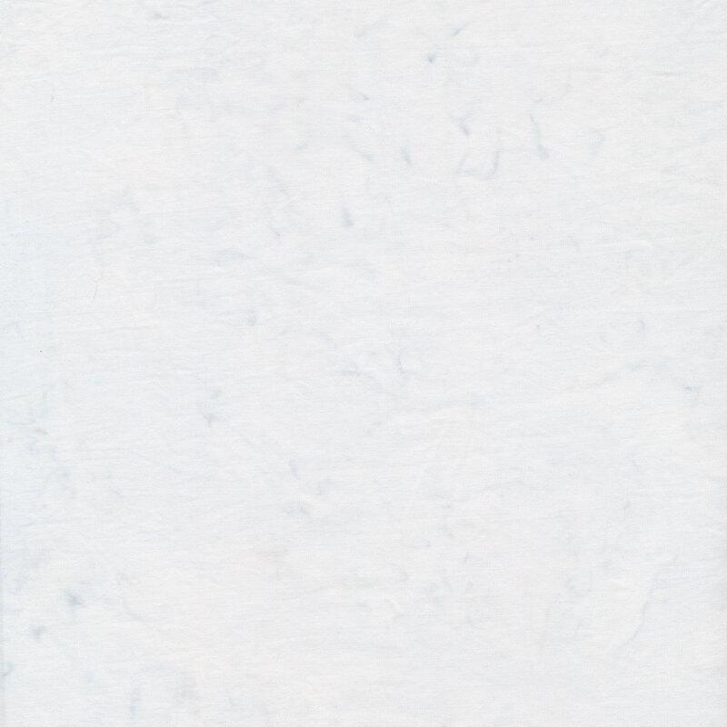Mottled white batik | Shabby Fabrics