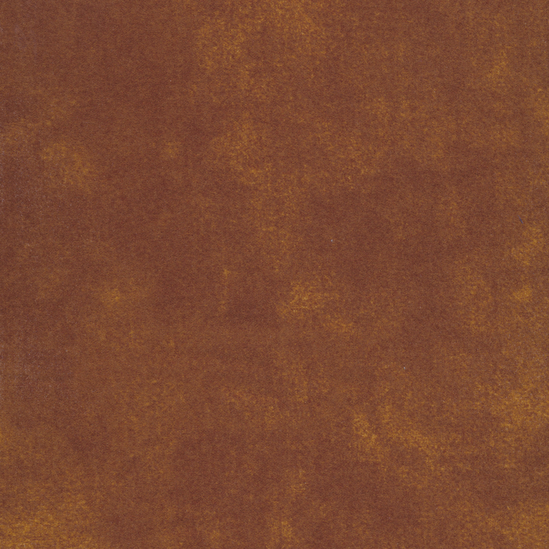 Mottled burnt orange brown flannel fabric | Shabby Fabrics