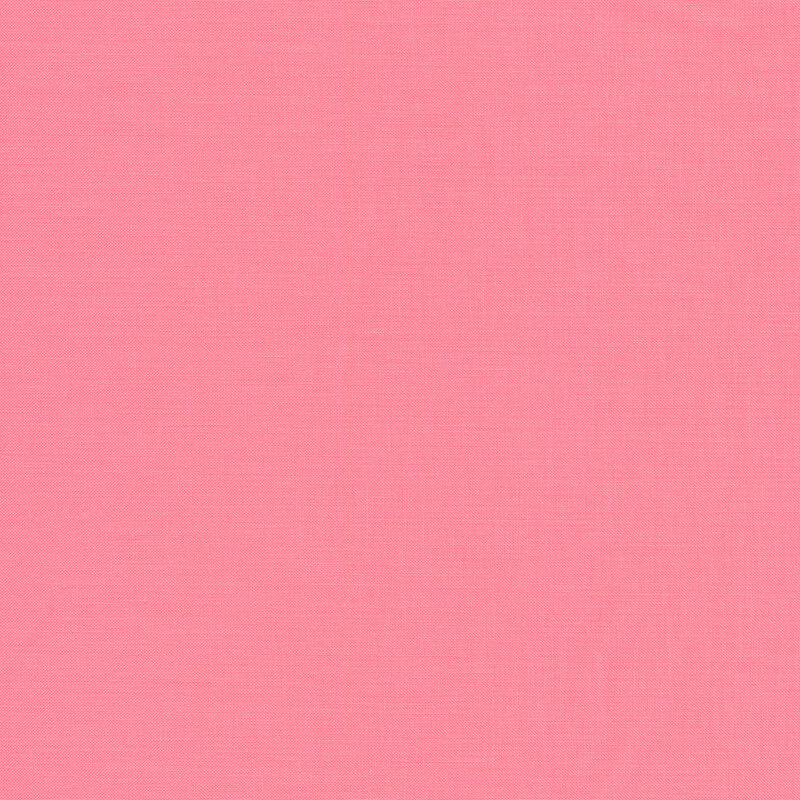 A smooth, solid pink fabric swatch.