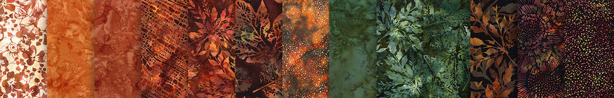 go to Bali Batiks - Cinnamon Spice