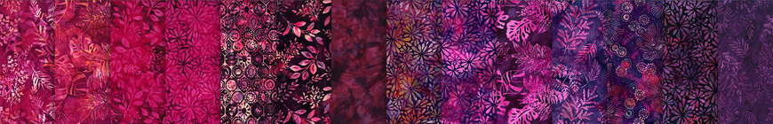 go to Bali Batiks - Fuchsia Bloom